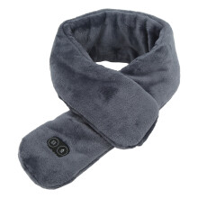 Bufanda calefactable con masaje USB inteligente 5V 6W Gris