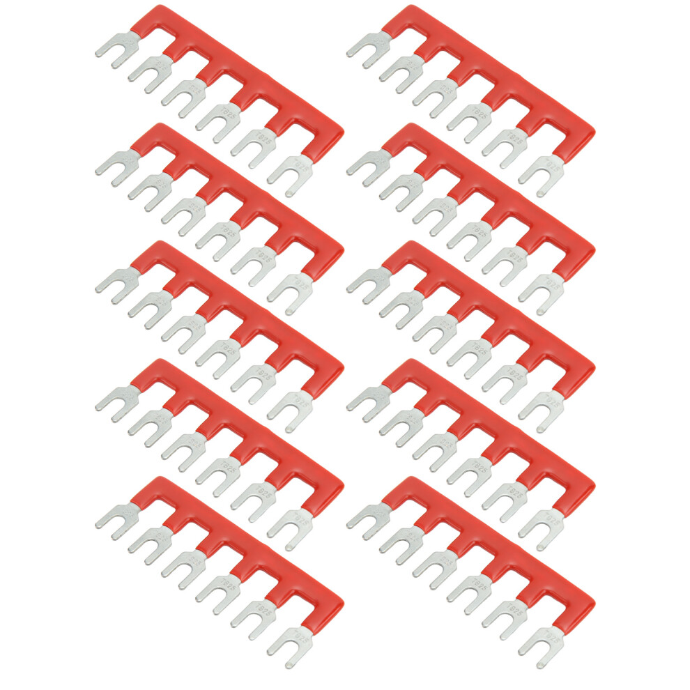 Barrier Fork Type Stripe Tb 2506, 400V 25A Pvc Copper Terminal Block 4921339623646