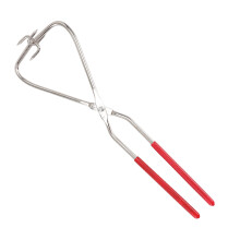 Pinza de inmersión para cerámica DIY con mango de plástico glaseado a 360 grados