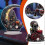 (1) Flat Acrylic Desktop Ornaments Halloween Ghost Ornament, 2D Flat Ornament 2