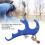 Aluminum Alloy 4-Finger Adjustable Compound Bow Release Aid Blue 9