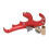 Compound Bow Release Aid 4 Finger Adjustable Trigger Red Aluminum 14