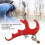 Compound Bow Release Aid 4 Finger Adjustable Trigger Red Aluminum 3