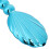 Borrador de vello cristal reutilizable portátil azul 9