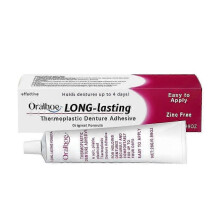 Super Grip Denture-Adhesive Cream Heat-Activated Formulas for Secure Hold for Men Women