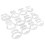 12 Gesichtsschablonen-Sets MS-01-MS-12 PET wiederverwendbar 16