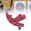 Pink 3-Finger Sensitive Thumb Bow Release for Outdoor Archery, Plastic 1