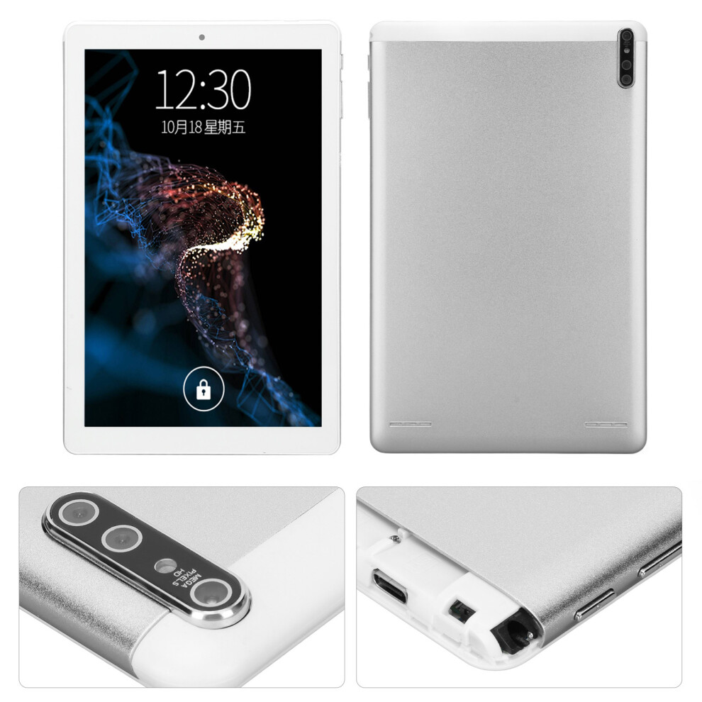 10.1" Ips Tablet 6Gb Ram 128Gb Octa-Core 13Mp Wifi Silver 8181339641187