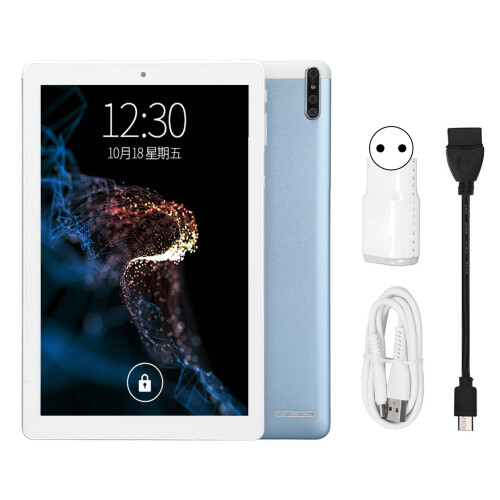 10.1 Inch Android Tablet, 6GB RAM 128GB, 13MP Rear, Blue 1