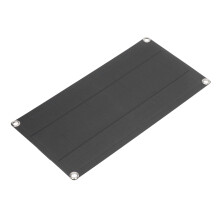 10 W 18 V Monokristallin Flexibel 180x360x2,8 mm schwarzes Panel