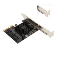 High-Speed PCI E to SATA 3.0 Card 6-Port 6Gbps Wide OS Support