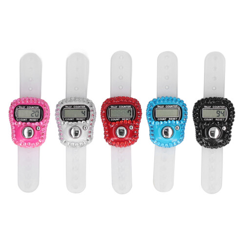 5Pcs Auto Sleep Finger Counters for Sports with Easy Reset Knob 1