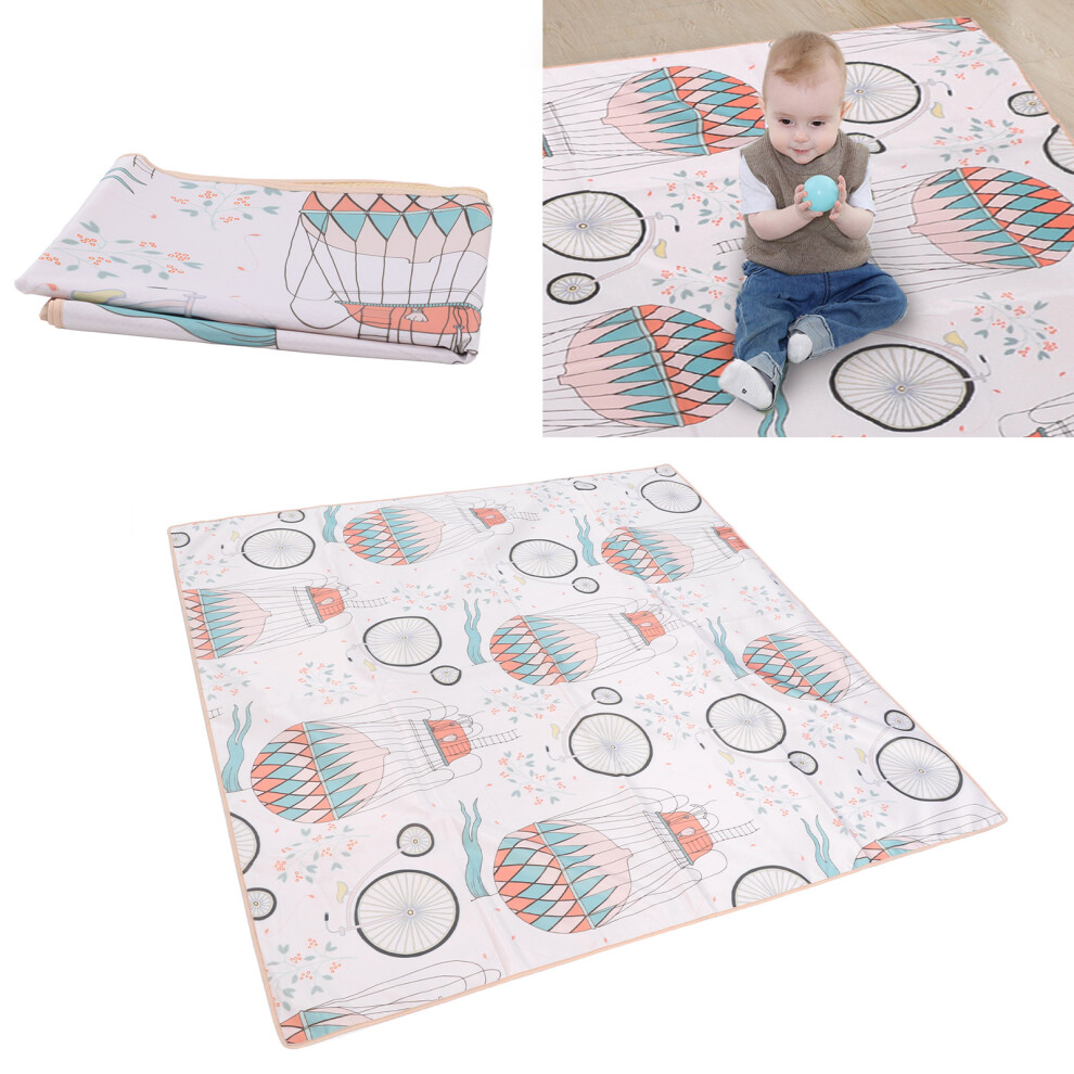 Baby Highchair Floor Mat Waterproof Nylon 130x130cm Soft & Slippery-Proof