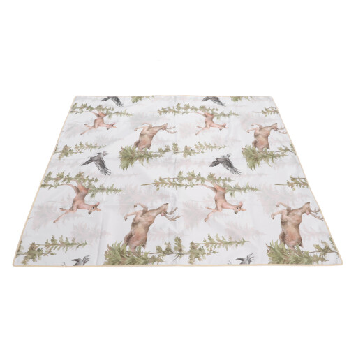 Protector para trona 130 x 130 cm impermeable plegable 2