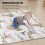 Protector para trona 130 x 130 cm impermeable plegable 6