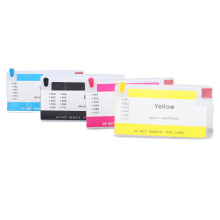 Nachfüllbare Tintenpatronen-Set 4 Farben für HP 950/951, 15 ml mit permanentem Chip