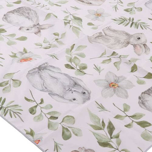 Cute Rabbits Design Waterproof Infants Splat Mat Skidproof and Multi-use Pad 2
