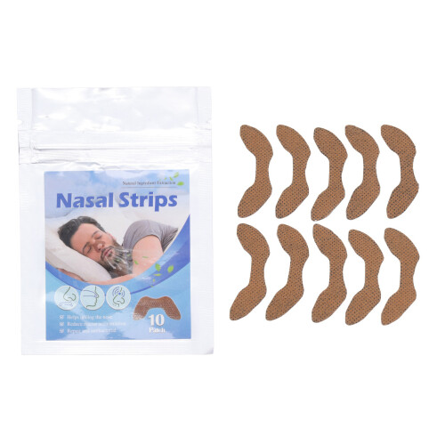 10pcs Nasal Strips for Snoring and Sleep Quality Congestion Relief Patch 1