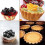 100pcs Kitchen Pastry Moulds Aluminum Alloy Egg Trat Flower Cupcake Maker Baking Mould Tools BV 4