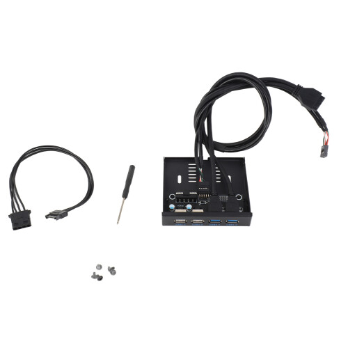 3,5-Zoll-Frontpanel USB 3.0-Hub, 4-Port, Eisen-Leiterplatte 1