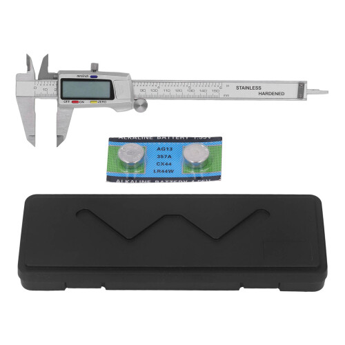 0-150 mm digitaler Messschieber, Edelstahl, LCD-Anzeige, 0,02 mm 1