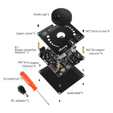 Bluetooth-Audio-Verstärkermodul 50W+50W 525222mm Schwarz