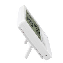 Digitales Innenraum-Thermometer mit Uhr und Luftfeuchtigkeitsanzeige