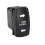 Interruptor rocker para señal de giro LED impermeable 240W 12V 8