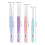 Transparentes 4-teiliges Häkelnadel-Set 8,0–15,0 mm 10