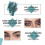 (2pcs)Liquid Lash Growth Mascara Thickening Curl Waterproof 5