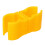 10Pcs Yellow Plastic Football Training Flag Pole Clip, 25mm Inner Diameter 3