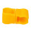 10Pcs Yellow Plastic Football Training Flag Pole Clip, 25mm Inner Diameter 10