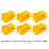 10Pcs Yellow Plastic Football Training Flag Pole Clip, 25mm Inner Diameter 9