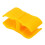10Pcs Yellow Plastic Football Training Flag Pole Clip, 25mm Inner Diameter 8