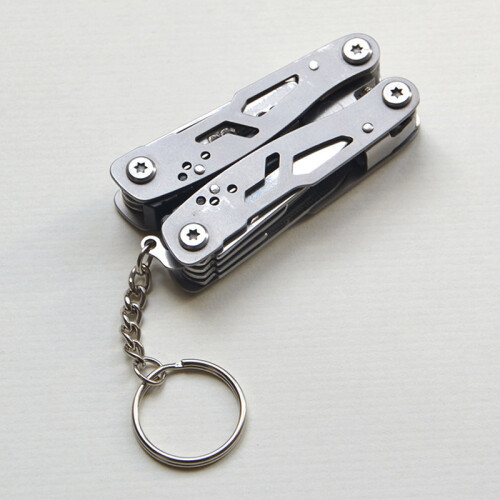 14-in-1 Stainless Steel Mini Foldable Multi Tool Plier, Steel, Compact 1