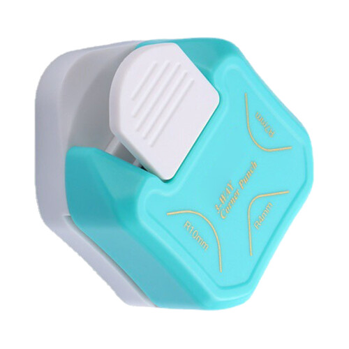 3-in-1-Eckenrundungsstanze, Blau, 7 x 6 x 3,5 cm 2