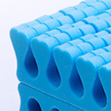 100 Stück Schwamm-Zehentrenner Blau - Nagelkunst-Werkzeug