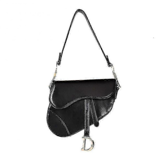 (Black)Women Saddle Shoulder Bag