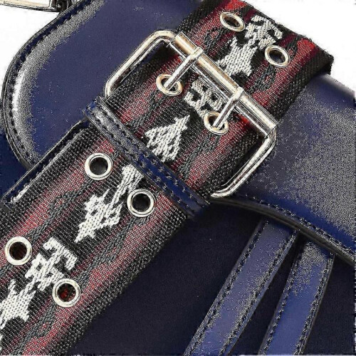 (Dark Blue)Women Saddle Shoulder Bag 1