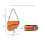 (Orange Brown)Women Saddle Shoulder Bag 2