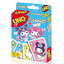 (Blue Sanrio)Uno Avengers Mario Cars Pikachu Sanrio Paw Patrol Poker Card Board Game Prop