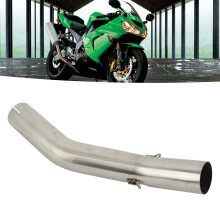 ZX10R 2004‑2005 Exhaust Mid Pipe 304 Stainless with Deep Sound