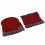 Winterhut-Maske-Set Rot One Size Polyester-Baumwolle 13