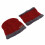 Winterhut-Maske-Set Rot One Size Polyester-Baumwolle 11
