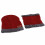 Winterhut-Maske-Set Rot One Size Polyester-Baumwolle 2