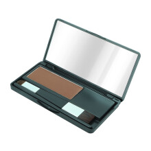 0.3oz/8g Kit de polvos para cejas - Marrón oscuro para dar forma