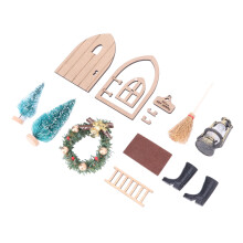 Kit de Puerta de Hada para Casa de Muñecas 1:12 1:6, Colores vivos