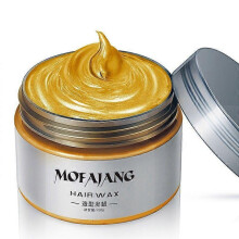 Temporary Hair Dye, Temporary Hair Colour Wax, Luxury Coloring Mud Grey Hair Dye Wax, Washable Treatment Hair Color Wax for Party, Cosplay & Halloween