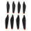 24 Stück Propellerblätter Mini3Pro 75x17mm 44g Schwarz/Orange 7