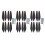 24 Stück Propellerblätter Mini3Pro 75x17mm 44g Schwarz/Orange 2